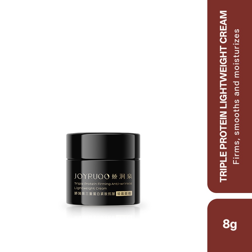 Triple Protein Firming Anti-Wrinkle Lightweight Cream 8g image