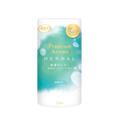 PREMIUM AROMA -  Shoshuriki Premium Aroma deodorizer Air Freshener For Toilet Drops Of Morning Dew 400ML