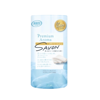 PREMIUM AROMA -  Shoshuriki Premium Aroma deodorizer Air Freshener For Toilet Clean Cotton 400ML