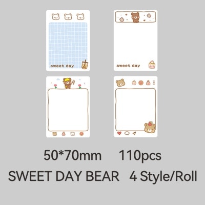 NIIMBOT - NIIMBOT CARTOON THEME SWEET DAY BEAR 4 STYLE / ROLL 50*70-110pcs