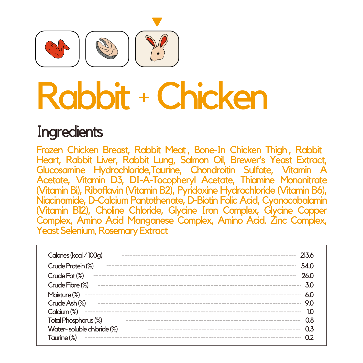 Freeze-Dried Protein Kibbles Rabbit & Chicken 250g