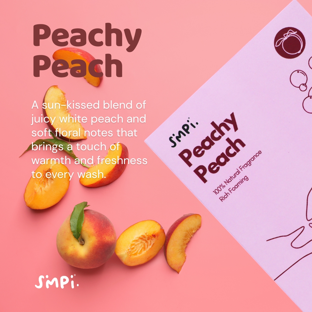 Simpi Hand Soap Sheets - Peachy Peach ( 6 Sheets )