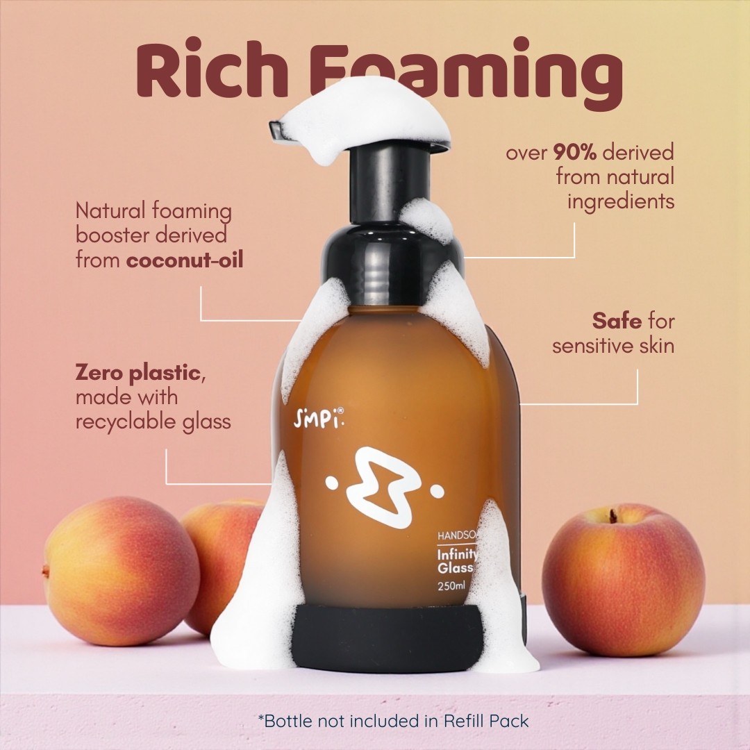Simpi Hand Soap Sheets - Peachy Peach ( 6 Sheets )