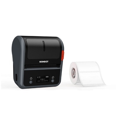 NIIMBOT Niimbot B3S_P Mini Portable Label Sticker Printer  Thermal Inkless Machine Free 1 Roll Sticker