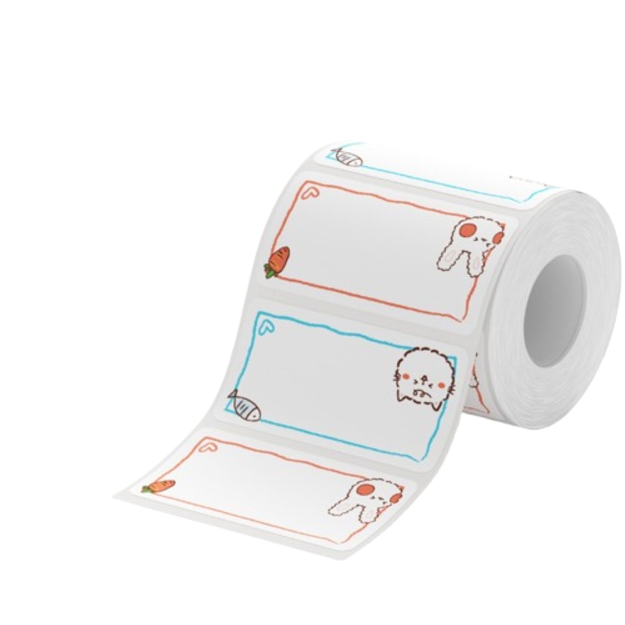 NIIMBOT CARTOON LABEL STICKER RABBIT & CAT 40*20-320