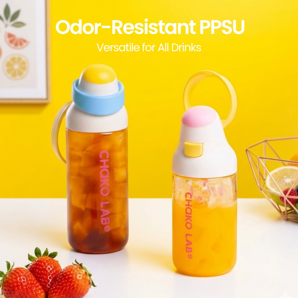 Chako Lab Kada Cup (PPSU) 550ml - Green Pink