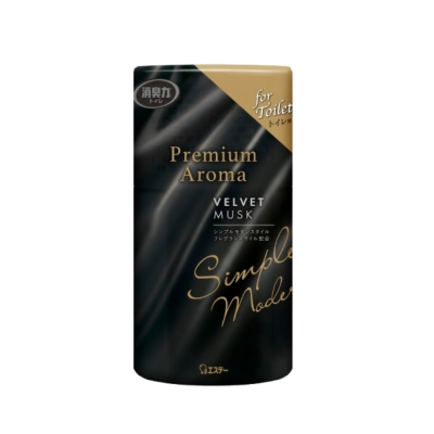 PREMIUM AROMA -  Shoshuriki Premium Aroma deodorizer Air Freshener For Toilet Velvet Musk 400ML