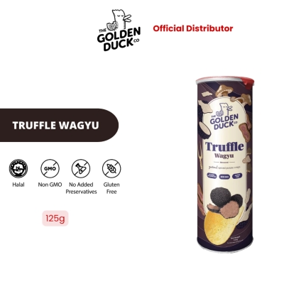 THE GOLDEN DUCK The Golden Duck Canister Crisps Truffle Wagyu 125g [HALAL] image