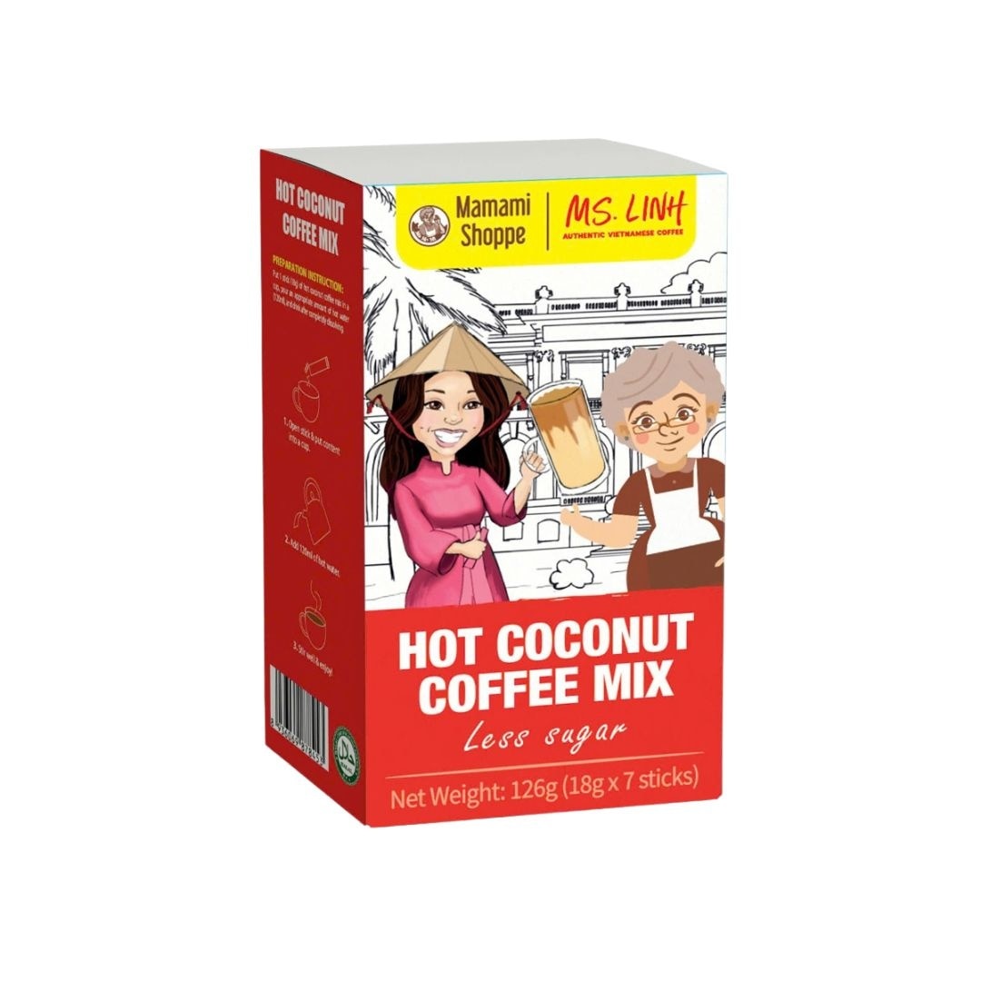 [Ms. Linh] Hot Coconut Coffee Mix - 18g x 7 Sticks