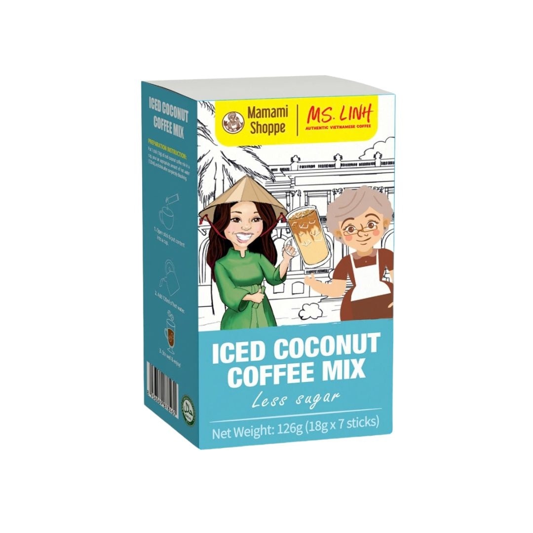 [Ms. Linh] Iced Coconut Coffee Mix - 18g x 7 Sticks