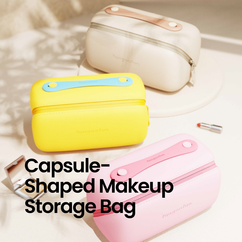 FUNGOOFUN Time Capsule Cosmetic Bag - Pink