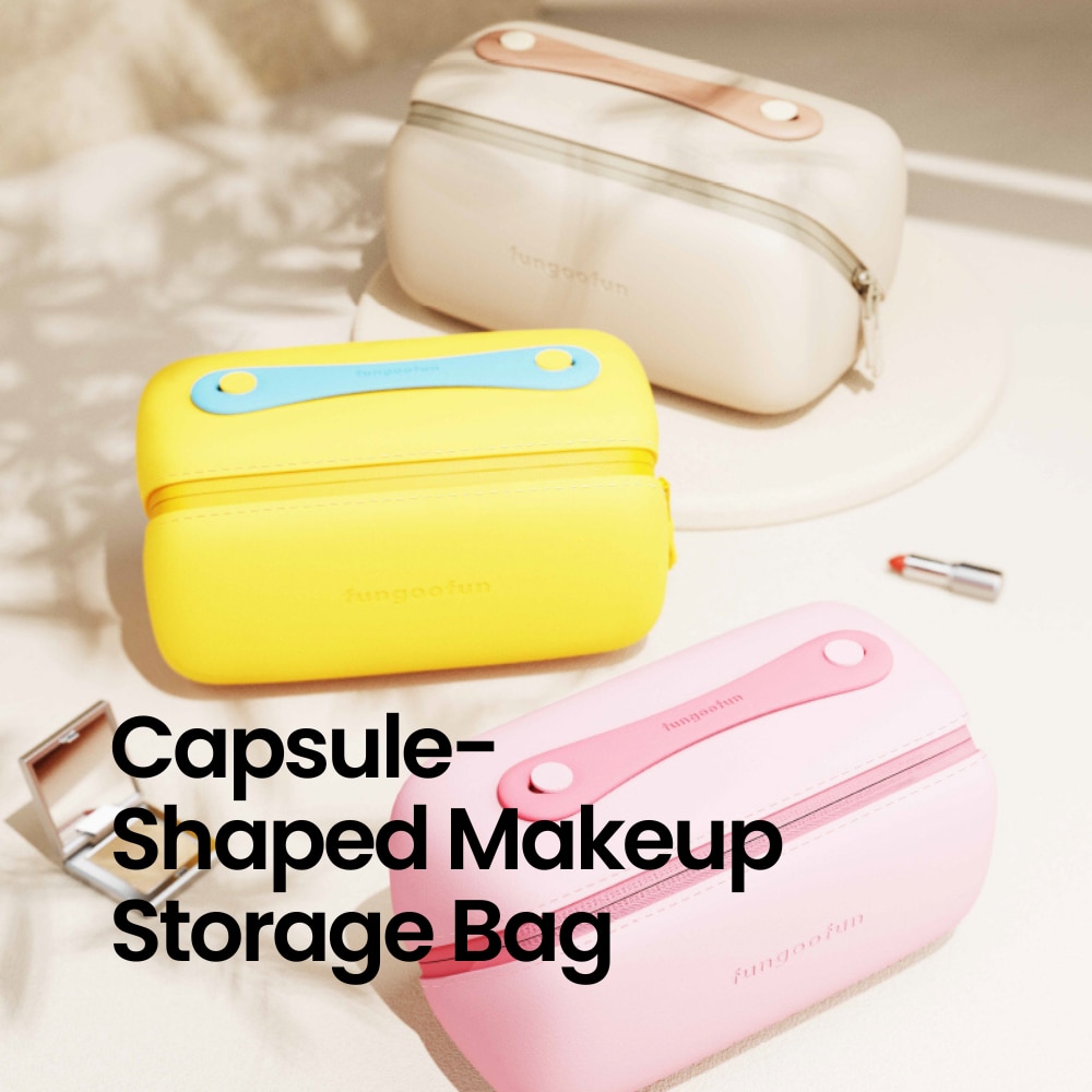 FUNGOOFUN Time Capsule Cosmetic Bag - Yellow