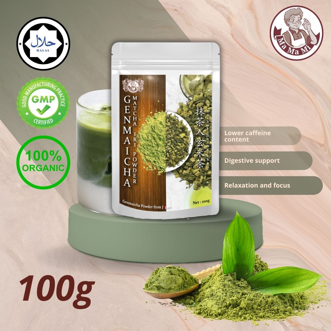 Mamami Japanese Genmaicha Powder (100g )