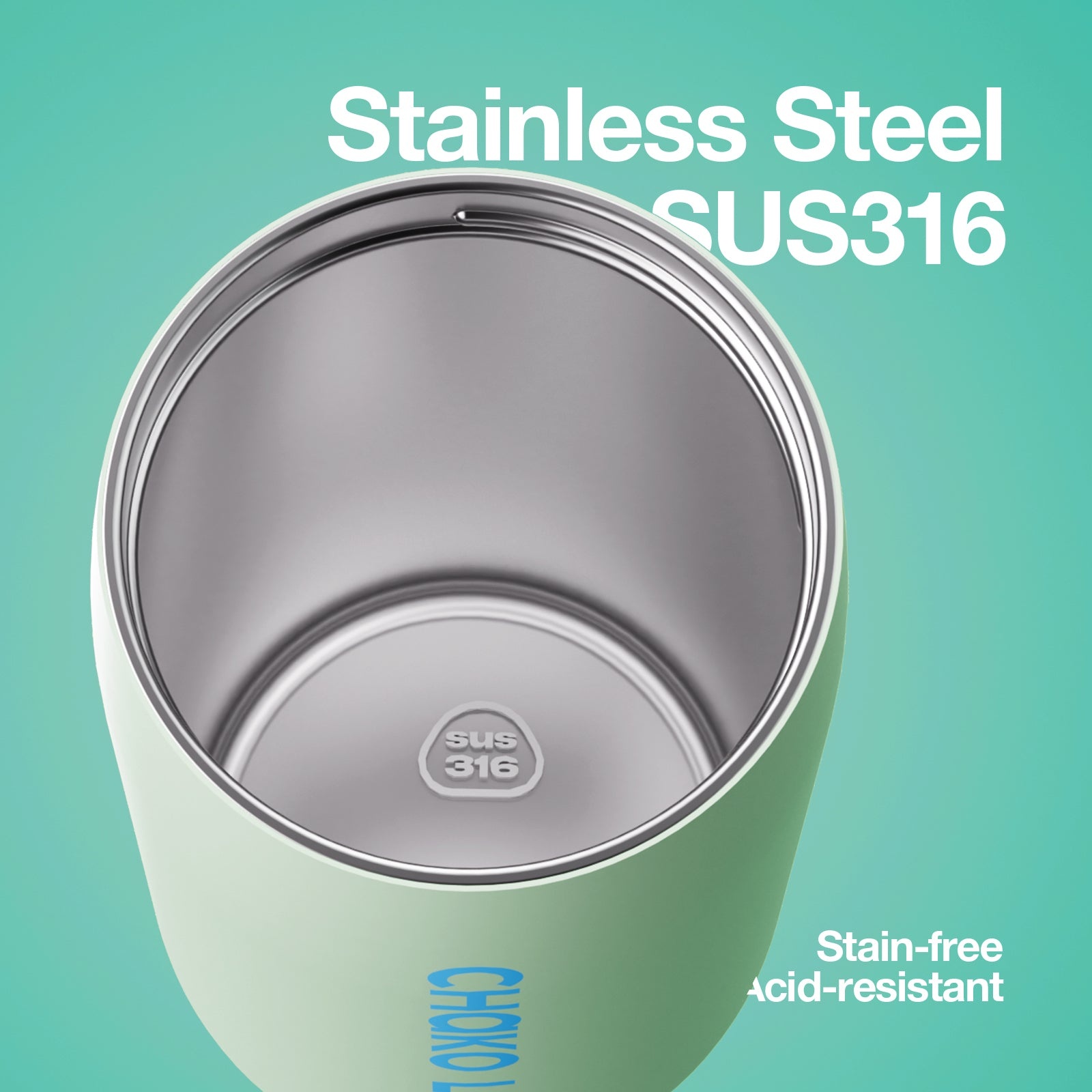 Chako Lab Milk Pod (SUS316) - Mint Green