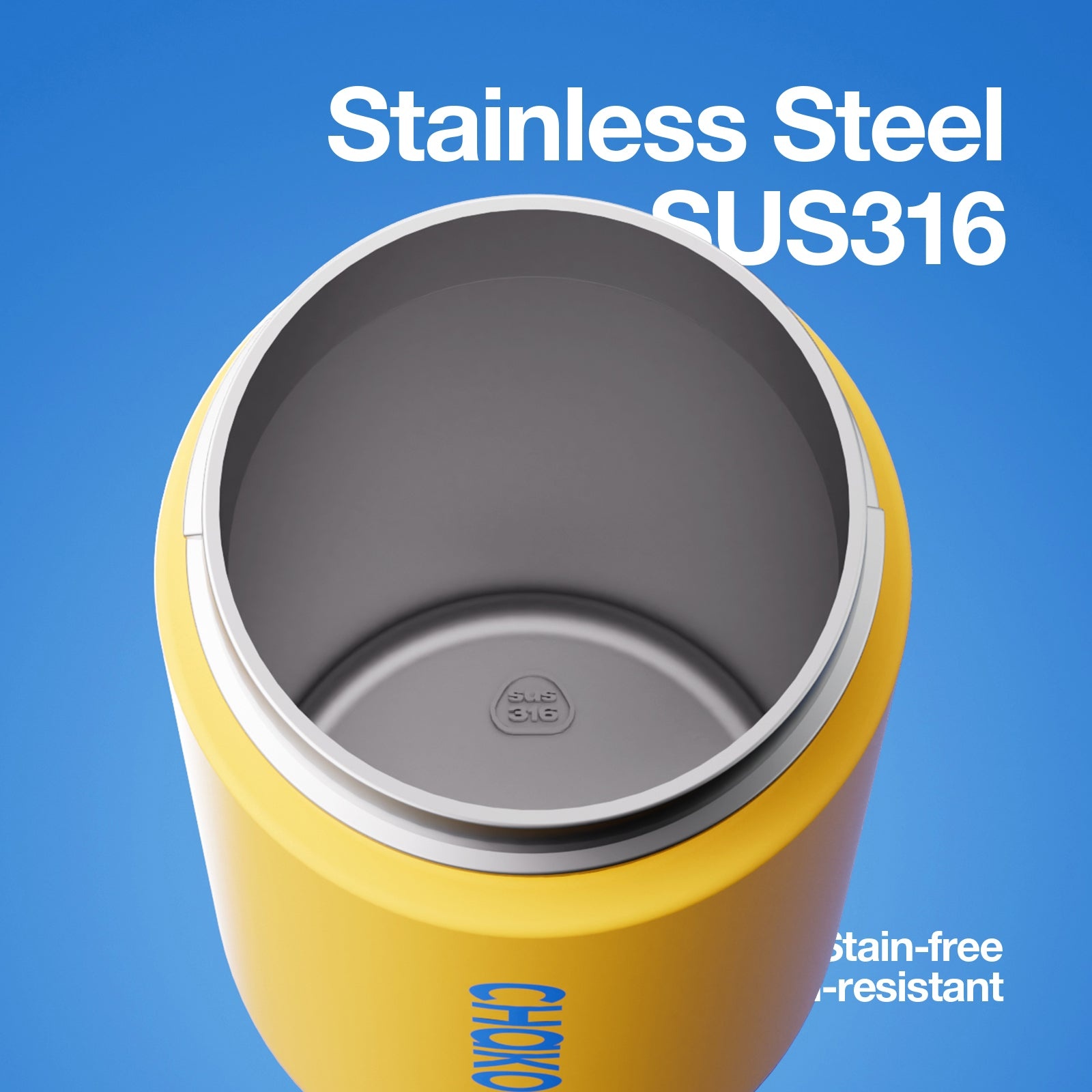 Chako Lab KaDa Cup  550ml (550ml) -  Blue Yellow