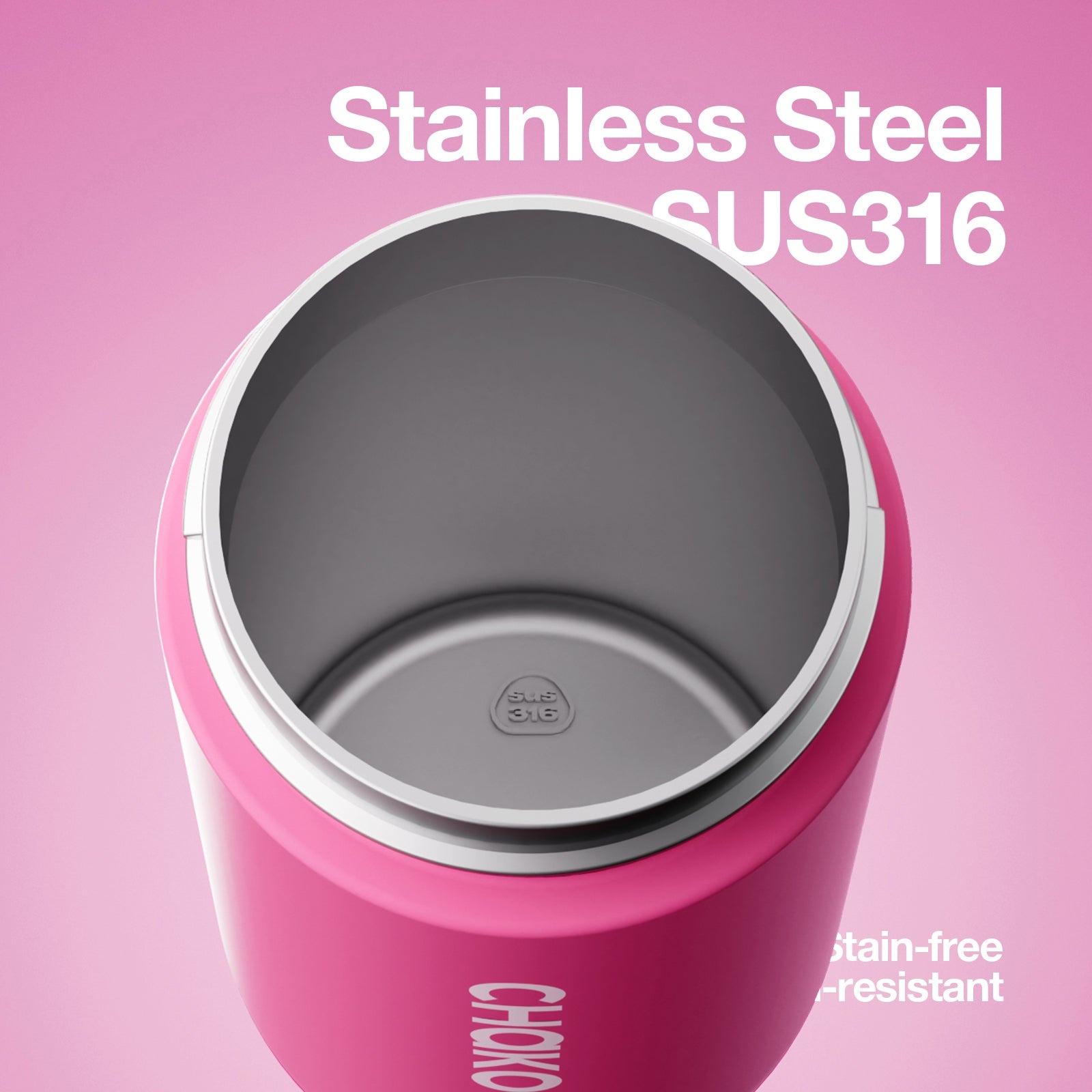 Chako Lab KaDa Cup  550ml (550ml) -  Hot Pink