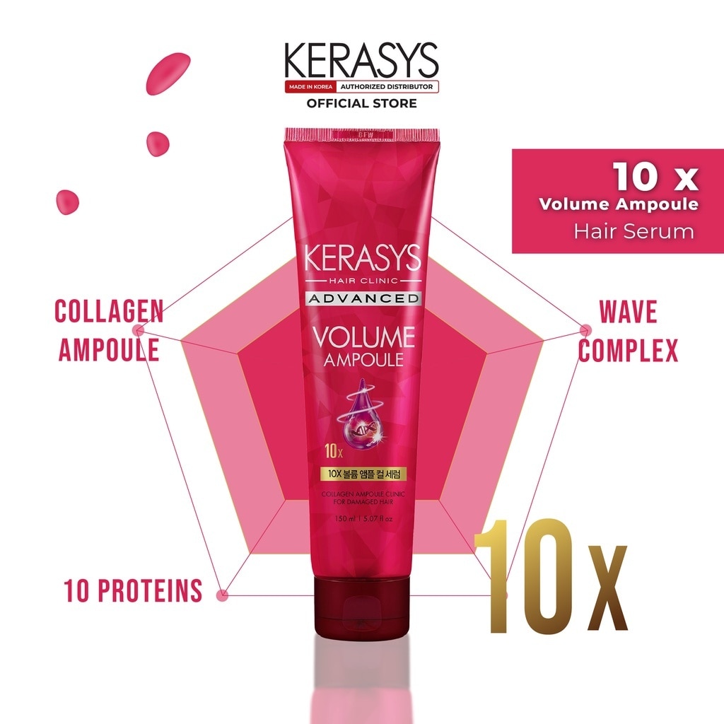 Kerasys Advanced 10x Volume Ampoule Hair Serum (150ml)