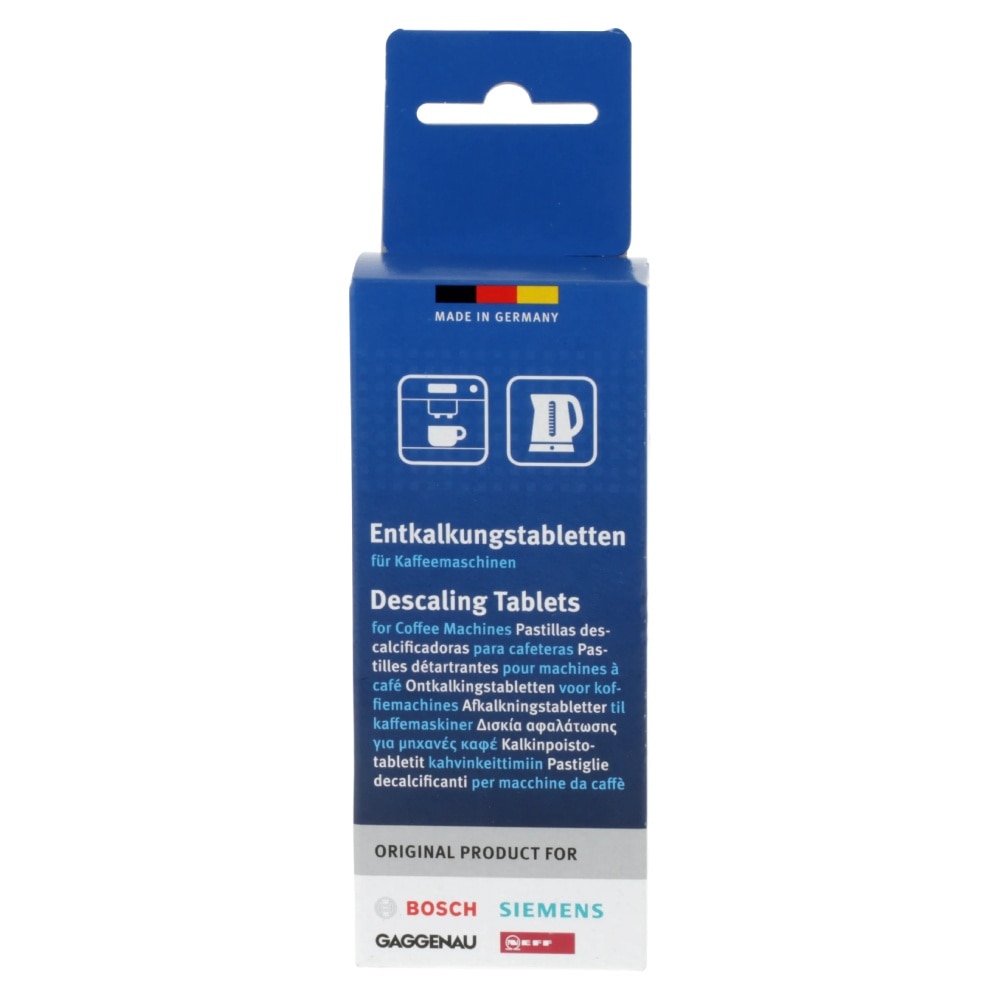 Bosch Descaling Tablets Suitable for Coffee Machines, Kettles and Hot Water Dispensers - 312453