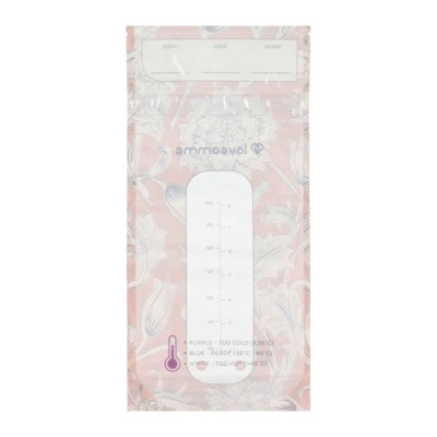 LOVEAMME LoveAmme Breastmilk Storage Bag With Thermal Sensor 240ml 30s image
