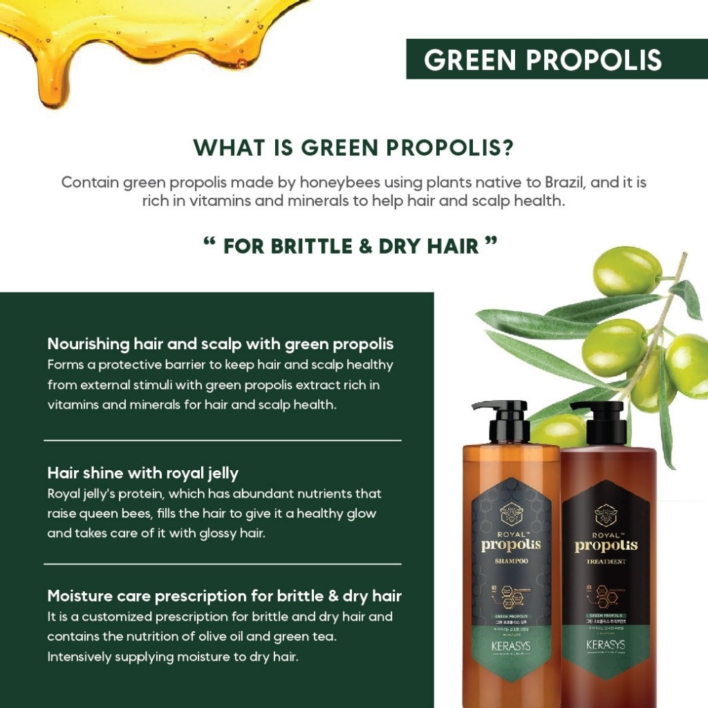 Kerasys Royal Propolis Moisture Shampoo (1L)