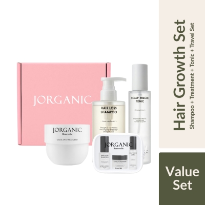 JORGANIC - JORGANIC Renewelle Hair Growth Gift Set (Shampoo + Treatment + Tonic + Travel Set)