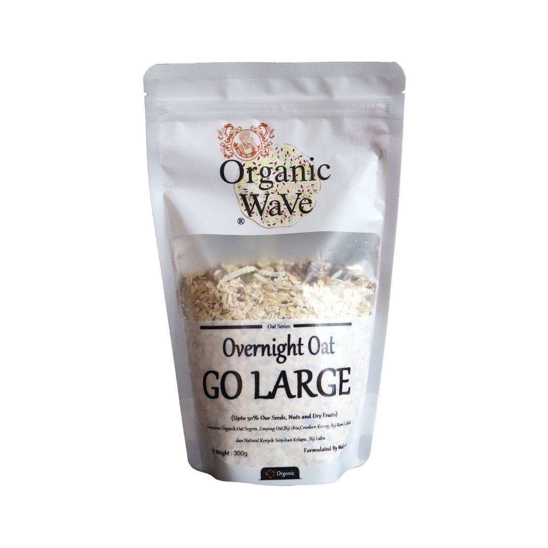 Mamami Organic Wave Overnight Oats - Go Large (300g)