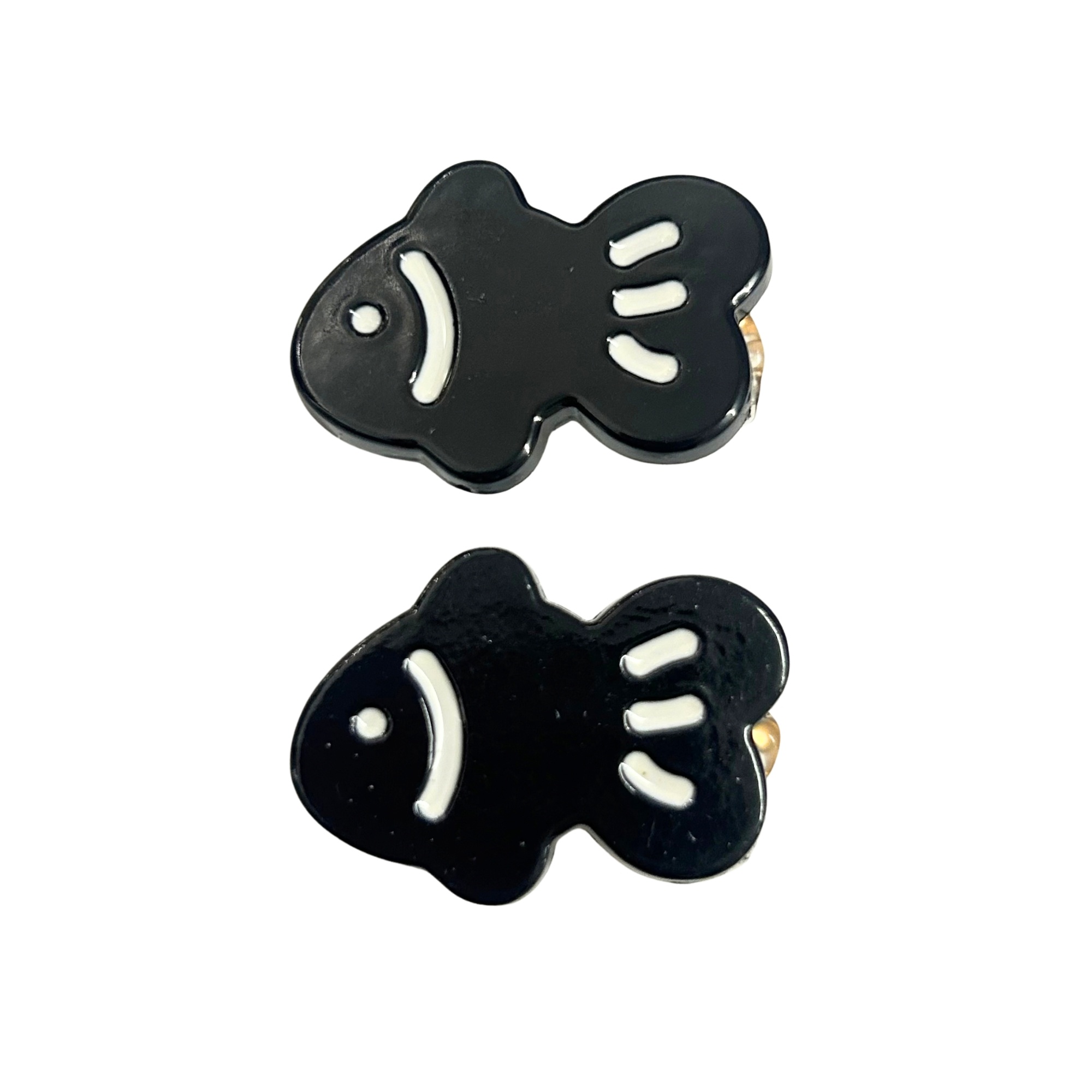 EK0037 SMALL FISH HAIR CLIP 4PCS 3.5CM image