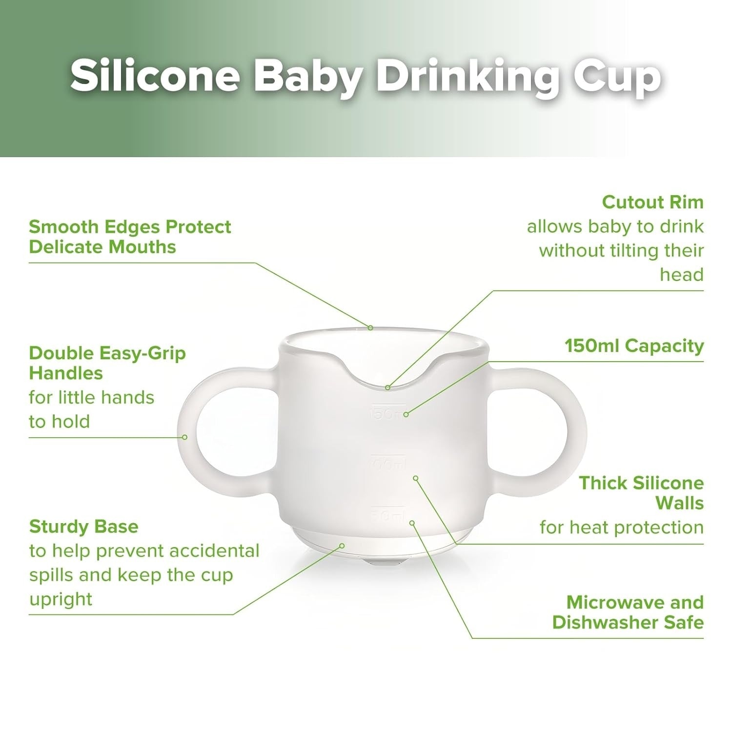 Haakaa Silicone Baby Drinking Cup