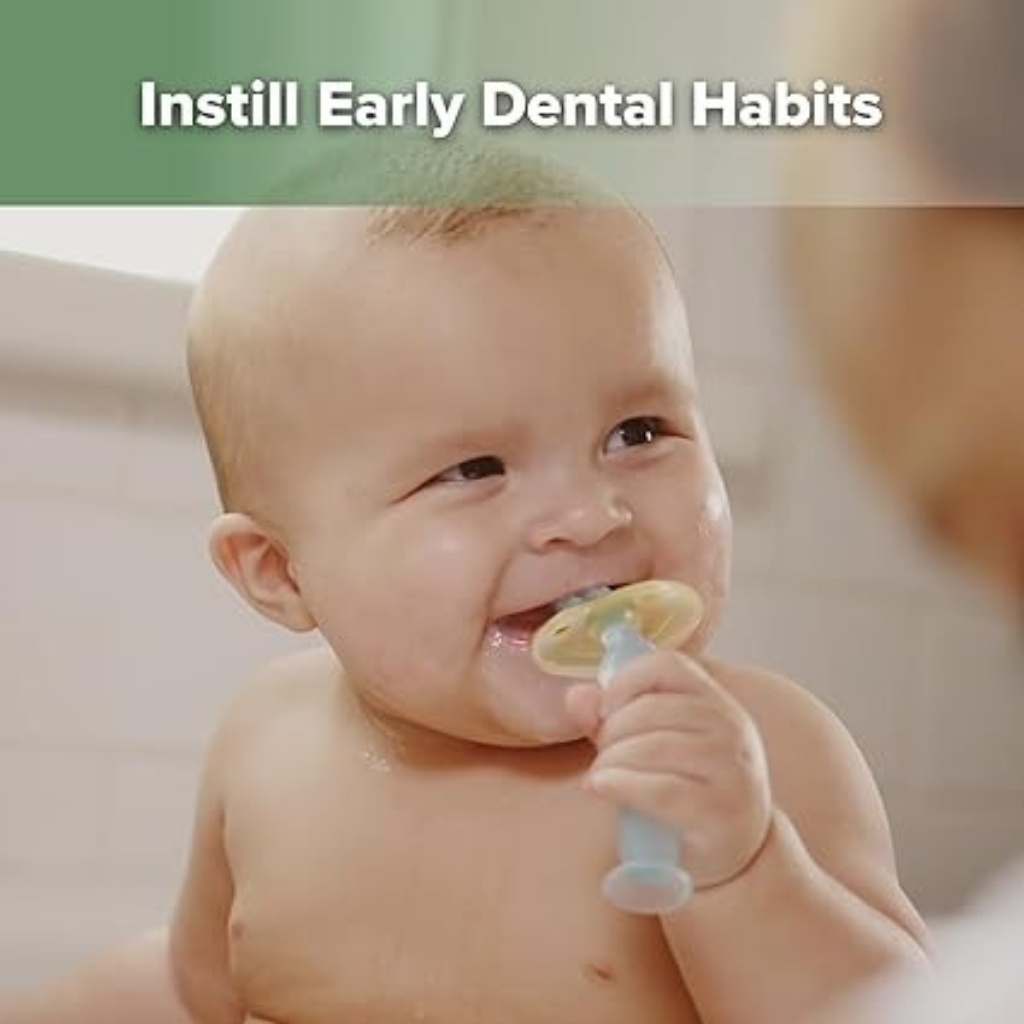 Haakaa 360° Silicone Toothbrush - Clear