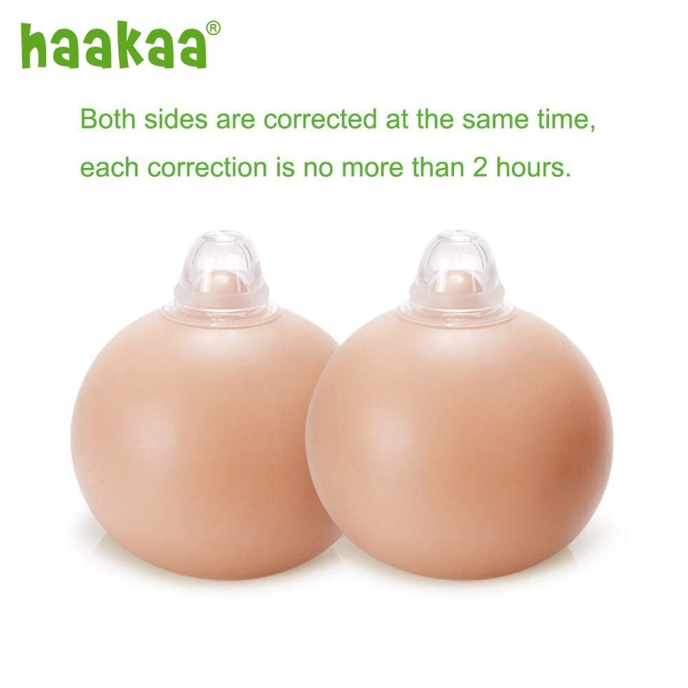 HaaKaa Silicone Inverted Nipple Aspirators (2pcs)