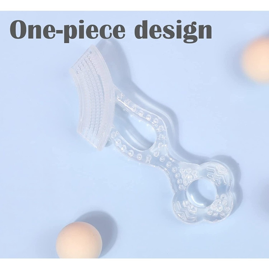 Haakaa Contoured Silicone Toothbrush (3M+)