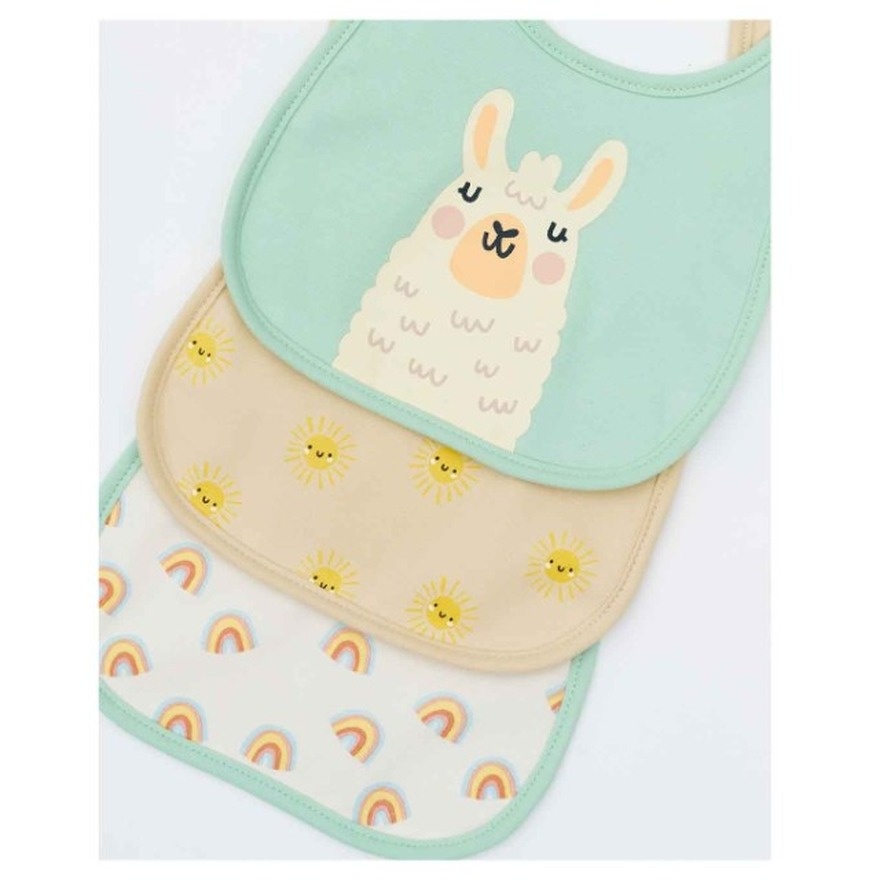 Snapkis Everyday Bib Set Pk3 Llama image
