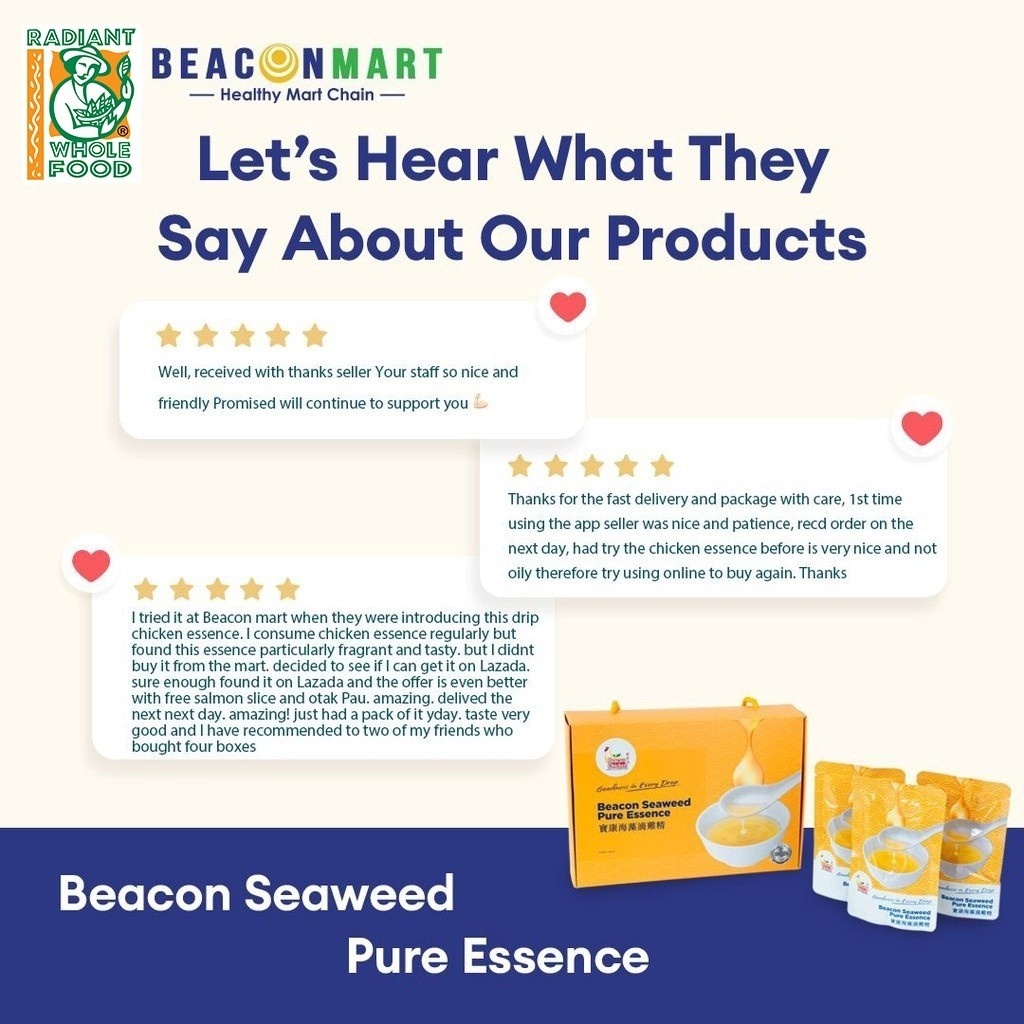 Beacon Mart Pure Drip Chicken Essence (6 x 80ml)