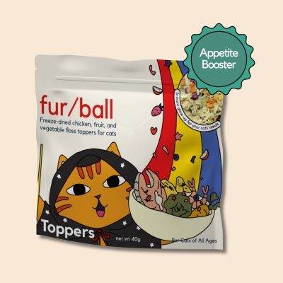 FUR/BALL Freeze-Dried Toppers Chicken Floss 40g