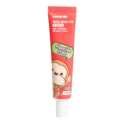 K-MOM - K-Mom Baby Toothpaste 6M+ Strawberry 30g image