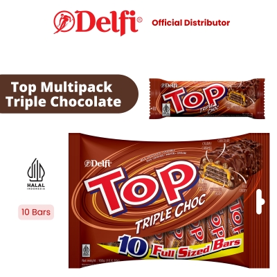 DELFI Delfi Top Chocolate Fun Size Bars Pack Top Triple Chocolate 160g (10 Pieces x 16g) image