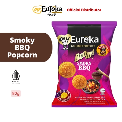 EUREKA Eureka Popcorn Assorted Flavours Smoky BBQ Popcorn 80g image