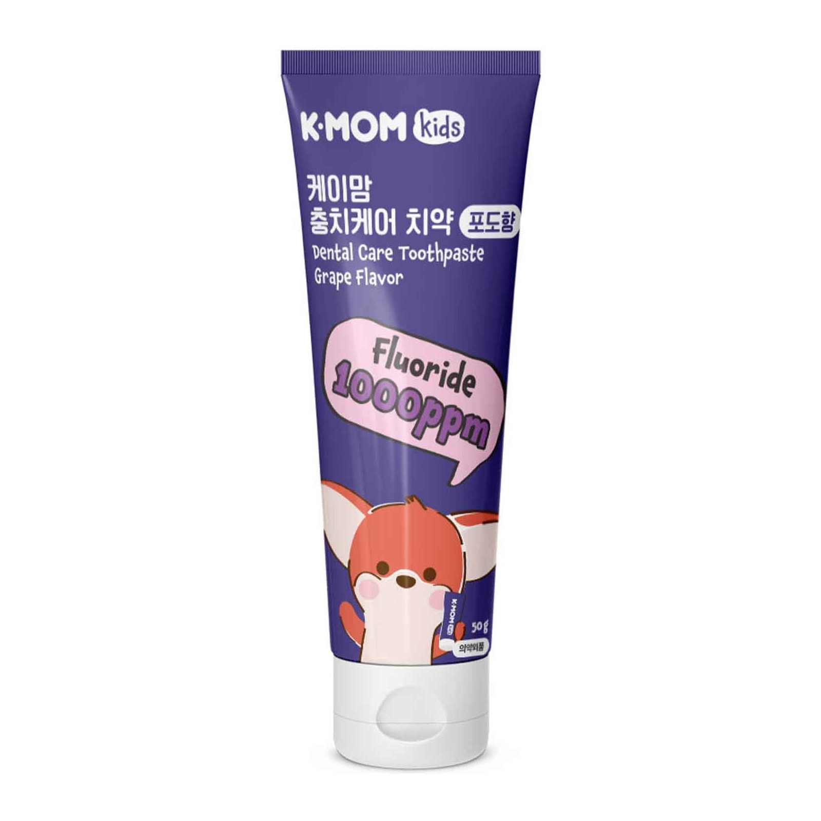 K-Mom Dental Care Toothpaste 3Y+ Grape 50g image