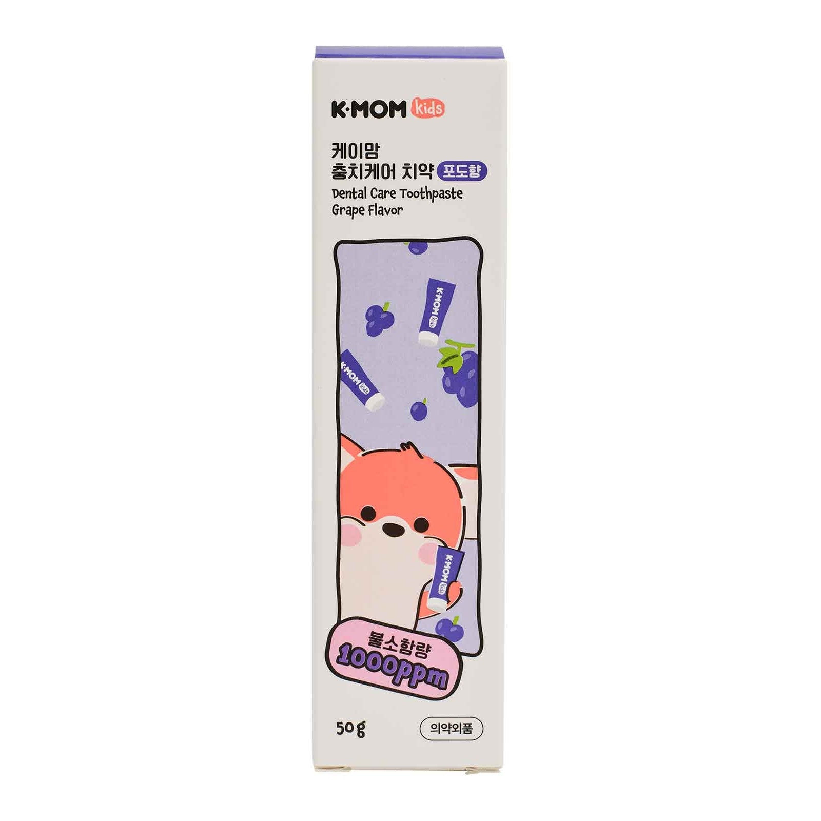 K-Mom Dental Care Toothpaste 3Y+ Grape 50g image