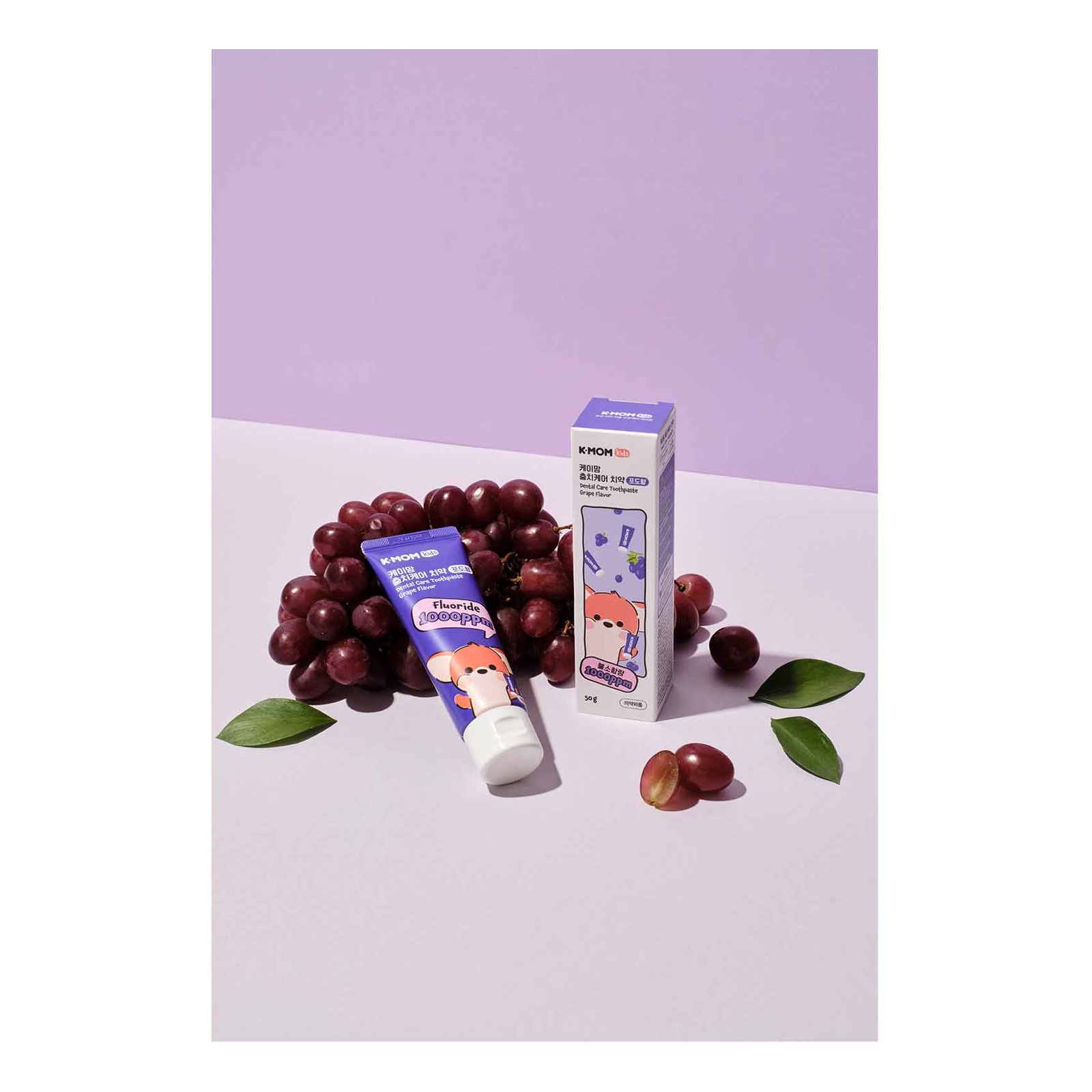 K-Mom Dental Care Toothpaste 3Y+ Grape 50g image