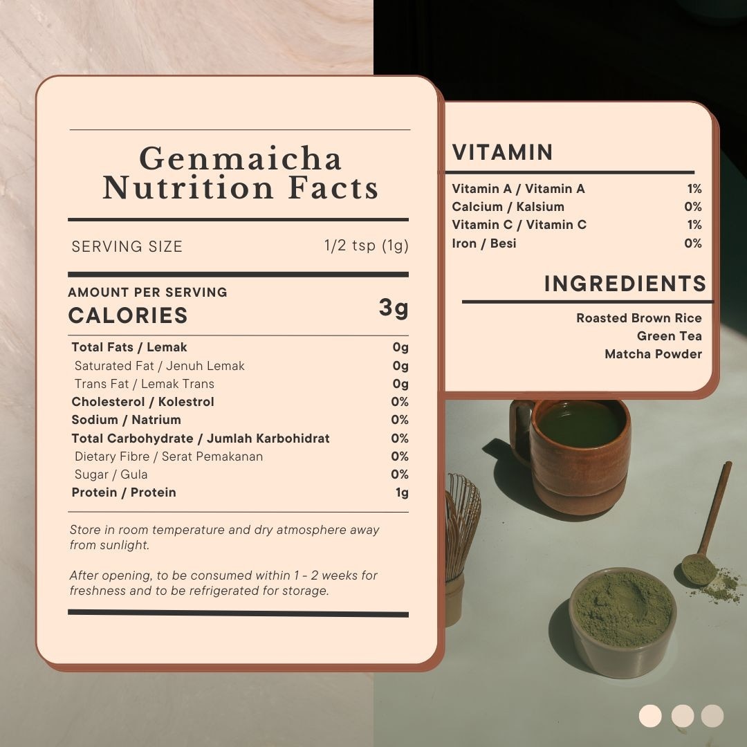 Mamami Japanese Genmaicha Powder (100g )