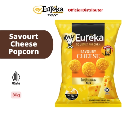 EUREKA Eureka Popcorn Assorted Flavours Savourt Cheese Popcorn 80g image