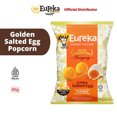 EUREKA Eureka Popcorn Assorted Flavours Golden Salted Egg Popcorn 80g image