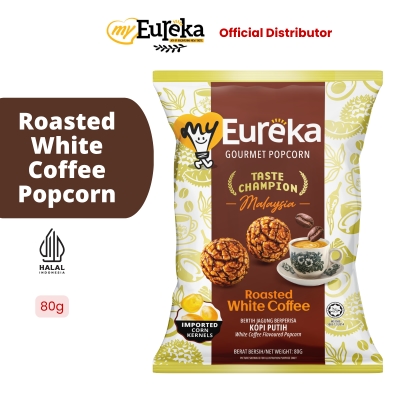 EUREKA Eureka Popcorn Assorted Flavours Roasted White Coffee Popcorn 80g image