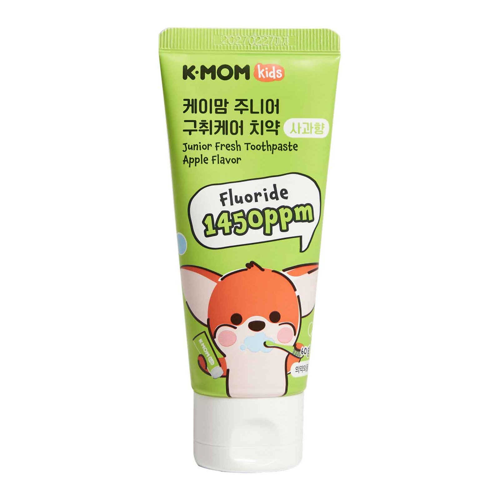 K-Mom Junior Fresh Toothpaste 5Y+ Apple 60g image