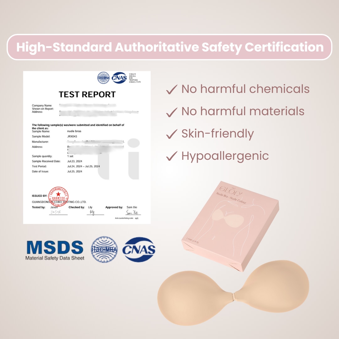 Single-Sided Adhesive Nude Bra (Size C/D)