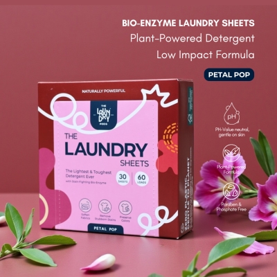 THE LAUNDRY PODS - Simpi The Laundry Sheets - Petal Pop ( 30 Sheets )