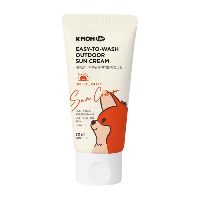 K-MOM - K-Mom Easy-To-Wash Outdoor Sun Cream SPF 50+, PA++++ 50ml image