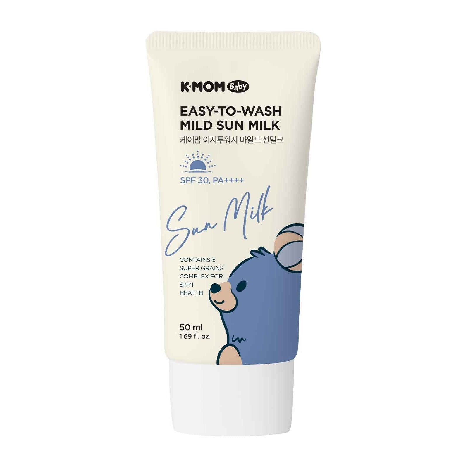 K-Mom Easy-To-Wash Mild Sun Milk SPF 30, PA++++ 50ml image