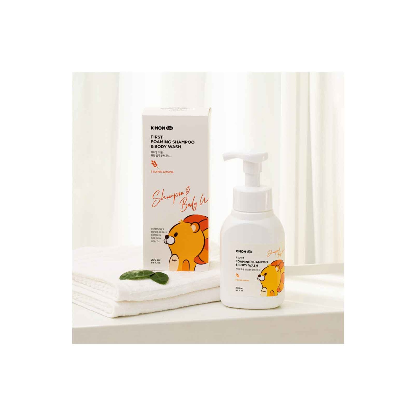 K-Mom First Foaming Shampoo & Body Wash 290ml image